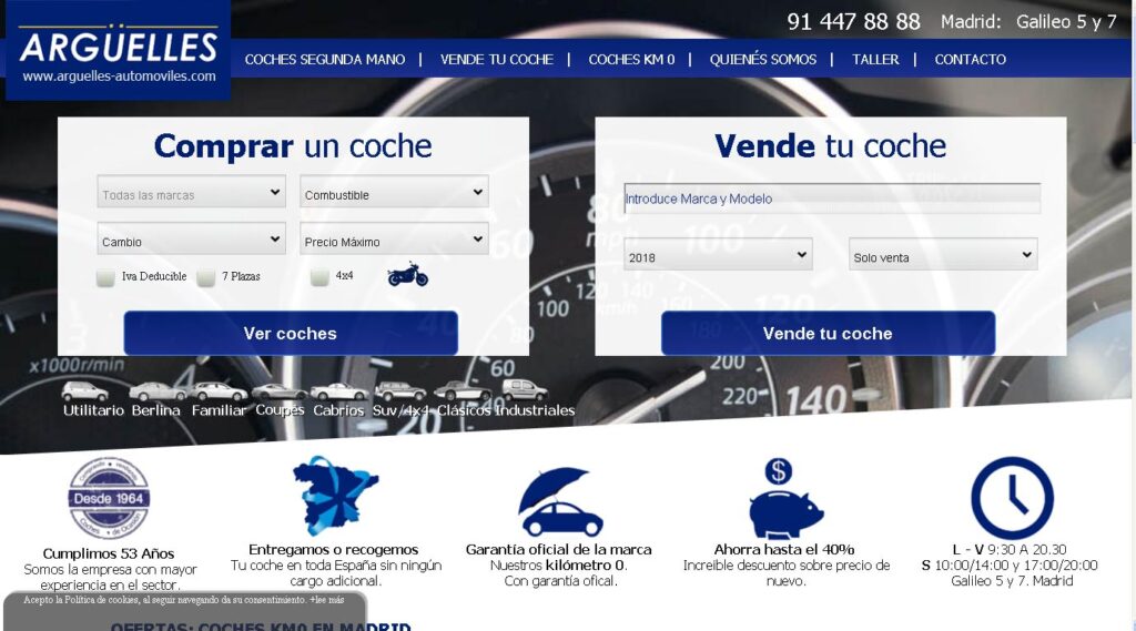 Nueva web especifica para kilómetro 0