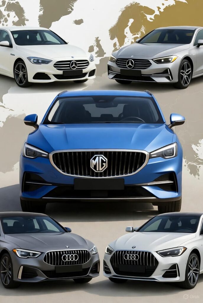 Los coches chinos eléctricos en Europa