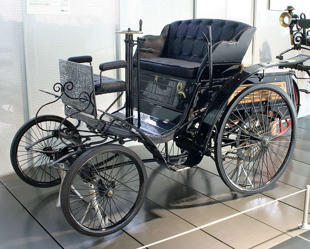 El primer coche que circulo por Madrid