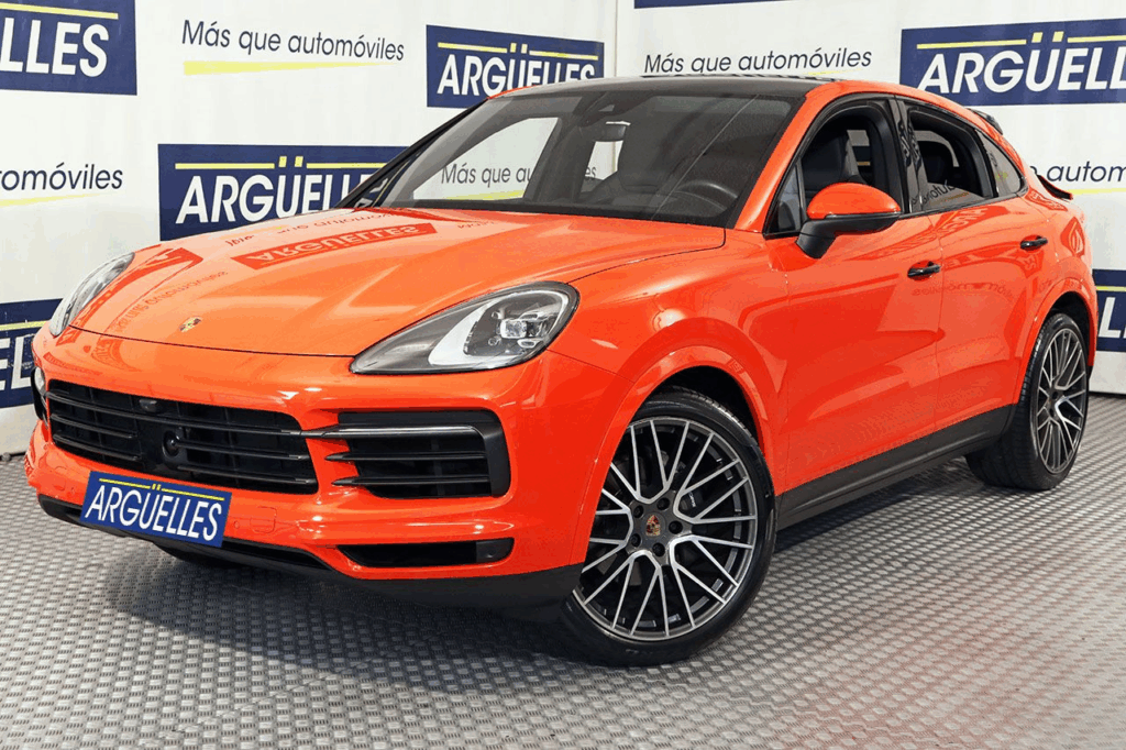¡Porsche Cayenne Coupé 340CV 2019 – Diseño, Potencia y Lujo en Naranja Lava!