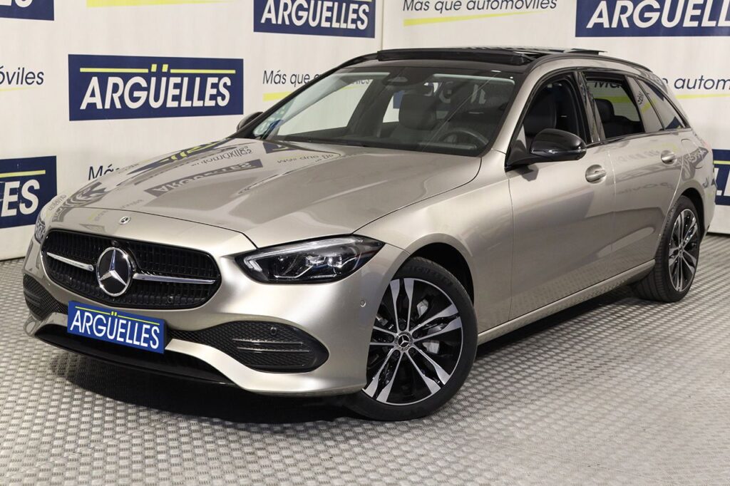 Mercedes-Benz C 300 e Estate 313 CV 2022 – Híbrido enchufable de lujo con Etiqueta 0 y solo 50.000 km en Madrid