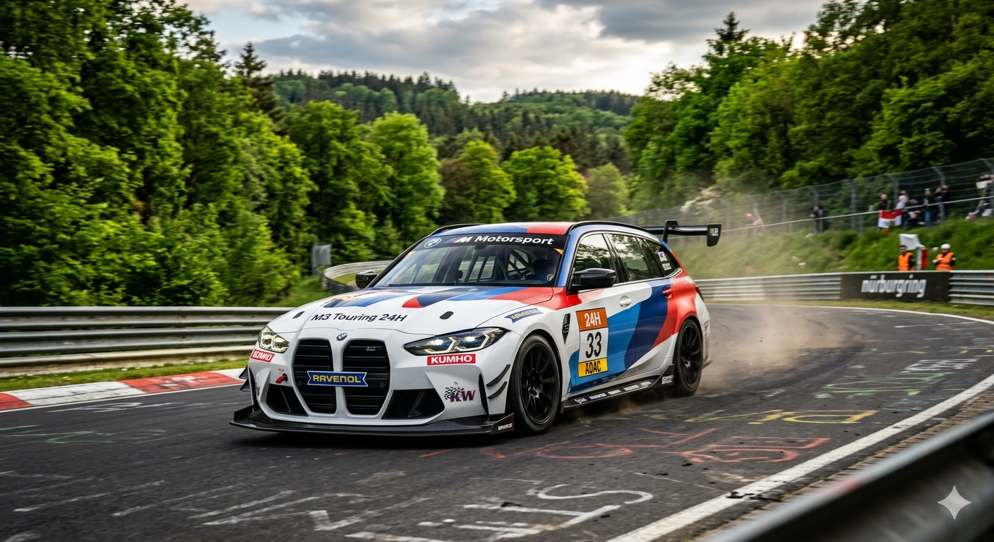 ¿Quién dijo que los familiares son solo para ir al súper? BMW M3 Touring 24H debuta en mayo en el Infierno Verde